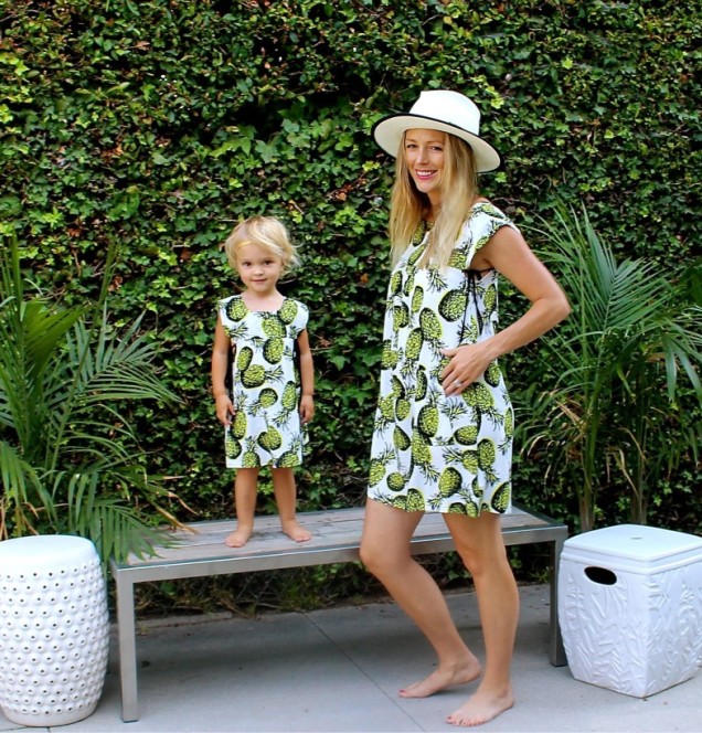 Mommy & Mini Brenda Short – Pineapple